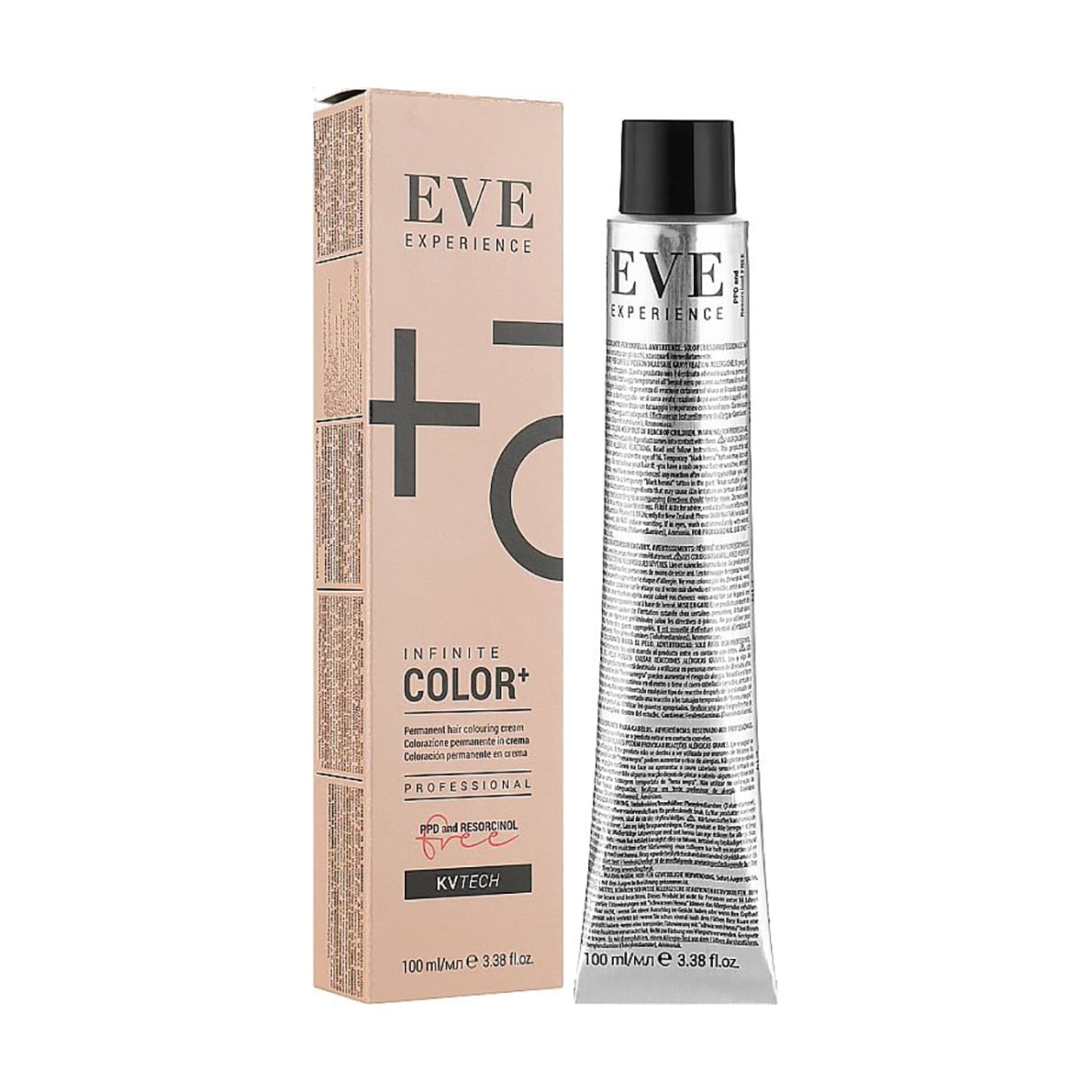Уцінка! Перманентна крем-фарба для волосся FarmaVita EVE Experience Hair Colouring Cream 6.07 Холодний темний блондин, 100 мл